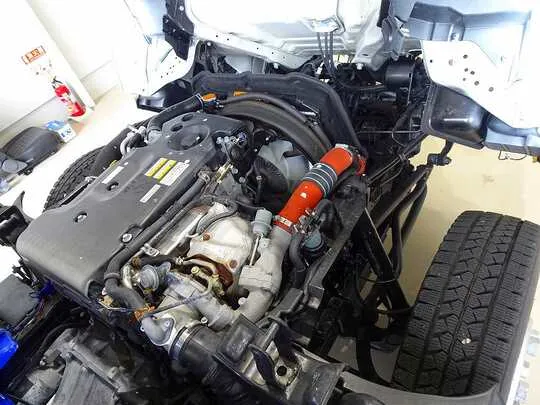 【年次点検済】エルフ 3.65t 高床 標準セミロング タダノ4段クレーン付