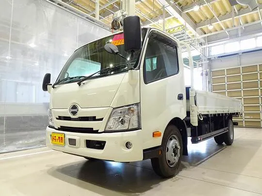 デュトロ 4.65t 高床 ワイド超ロング 平ボデー 未使用車