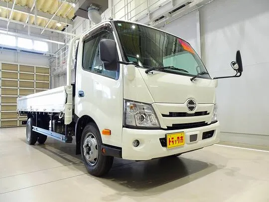 デュトロ 4.65t 高床 ワイド超ロング 平ボデー 未使用車