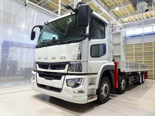 スーパーグレート 12t 4軸 ユニック5段クレーン付 394ps