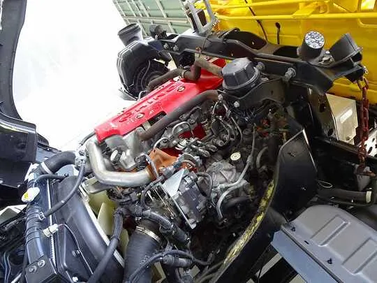 【年次点検済】レンジャー 2.5t 標準ベッドレス ユニック4段クレーン付 190ps