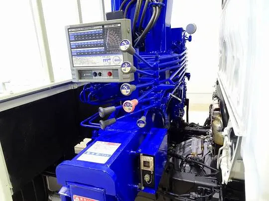 【年次点検済】デュトロ 3t 4WD 高床 標準ロング アルミブロック タダノ4段クレーン付