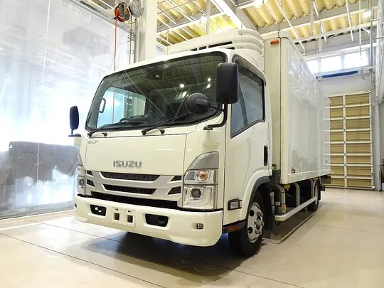エルフ 3t 高床 ワイド超ロング 低温冷凍車 マルチゲート付