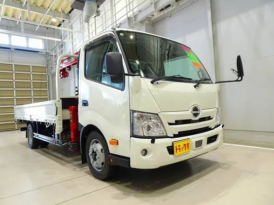 デュトロ 3.5t FJL ワイド超ロング ユニック4段クレーン付 未使用車