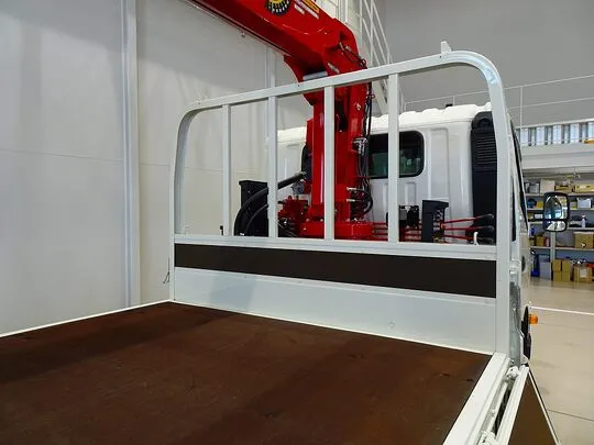 デュトロ 3.5t FJL ワイド超ロング ユニック4段クレーン付 未使用車
