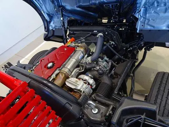 デュトロ 3.5t FJL ワイド超ロング ユニック4段クレーン付 未使用車