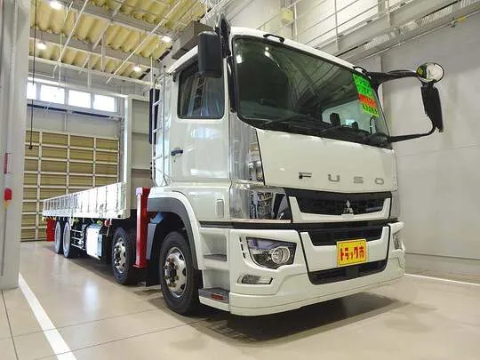 スーパーグレート 12t 4軸 ユニック5段クレーン付 394ps