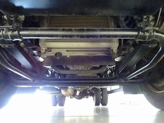 エルフ 3.4t 高床 ワイドロング タダノ4段セルフクレーン付