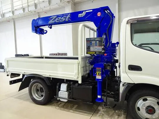【年次点検済】デュトロ  2t 4WD FJL 標準 タダノ3段クレーン付