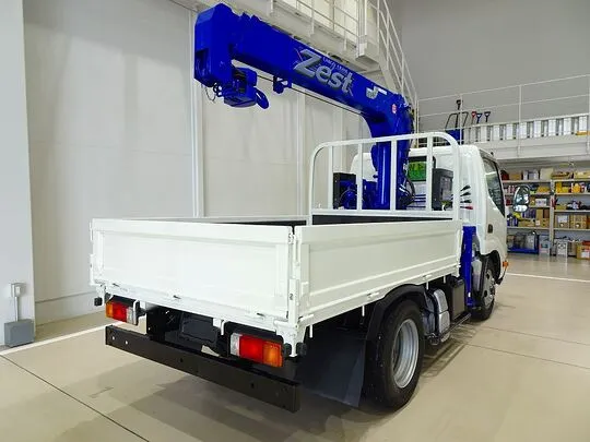 【年次点検済】デュトロ  2t 4WD FJL 標準 タダノ3段クレーン付