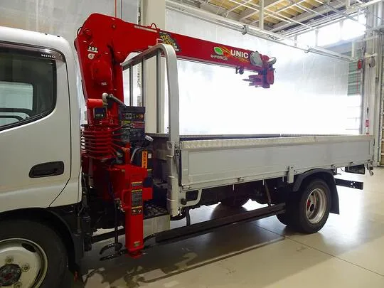 デュトロ 2t 4WD FJL 標準ロング ユニック3段クレーン付