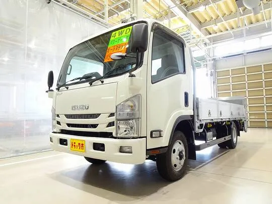 エルフ 1.7t 4WD FFL ワイドロング アルミブロック 垂直P/G付 総重量5t未満