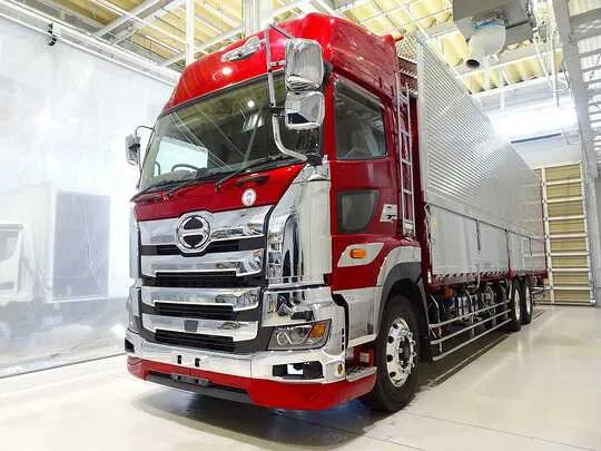 プロフィア 12t 3軸 6×2 低温冷凍ウイング リアエアサス サブエンジン付 380ps