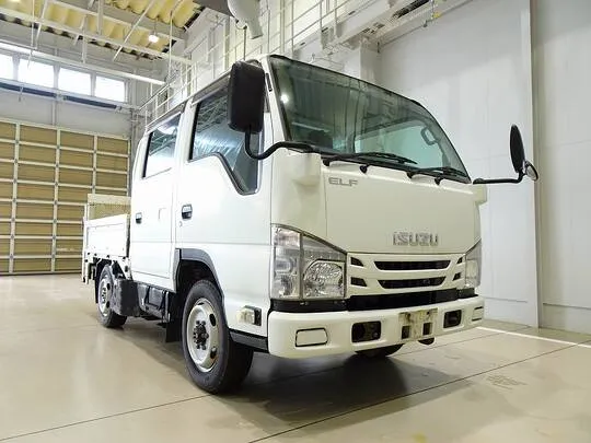 エルフ 1t 4WD FFL Wタイヤ Wキャブ/垂直PG付