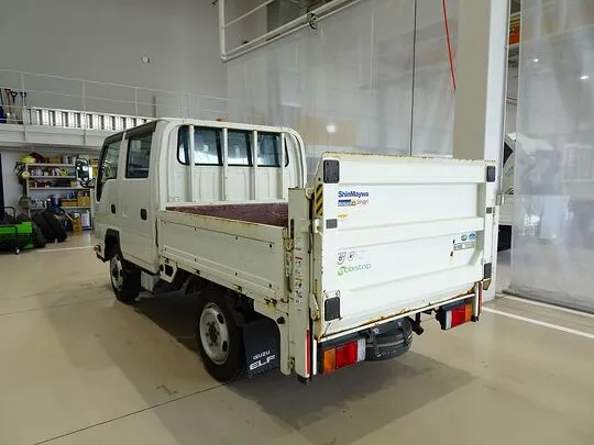 エルフ 1t 4WD FFL Wタイヤ Wキャブ/垂直PG付