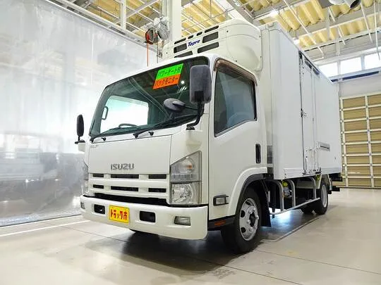 エルフ 3t 高床 ワイドロング 中温冷凍車 マルチゲート付