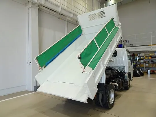 エルフ 2t FFL Lゲートダンプ 自動シート付