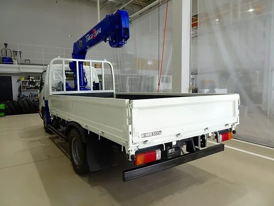 デュトロ 3t 4WD FJL 標準ロング タダノ4段クレーン付