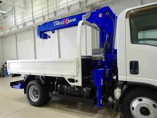 【年次点検済】エルフ 3t 高床 標準セミロング タダノ4段クレーン付