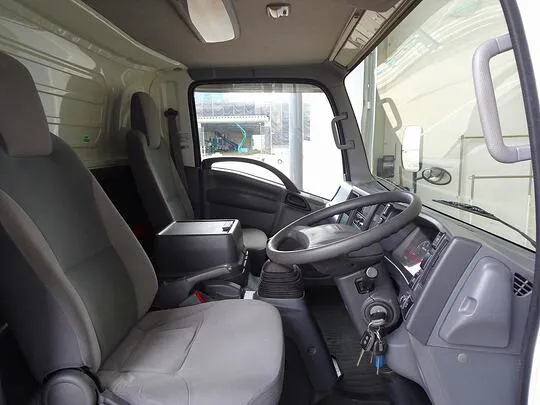 エルフ 3.5t 高床 ワイドロング タダノ4段セルフクレーン付