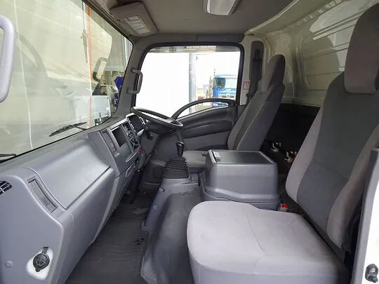 エルフ 3.5t 高床 ワイドロング タダノ4段セルフクレーン付