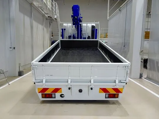 エルフ 3.5t 高床 ワイドロング タダノ4段セルフクレーン付