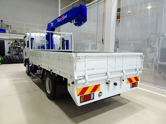 エルフ 3.5t 高床 ワイドロング タダノ4段セルフクレーン付