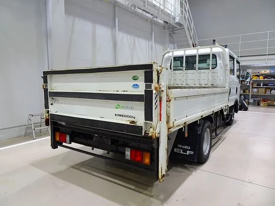 エルフ 2t 4WD FFL 標準ロング Wキャブ/2段折れ式垂直PG付