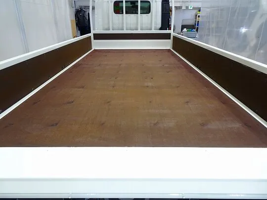 デュトロ 3.5t FJL ワイドロング 2段折れ式垂直P/G付 未使用車