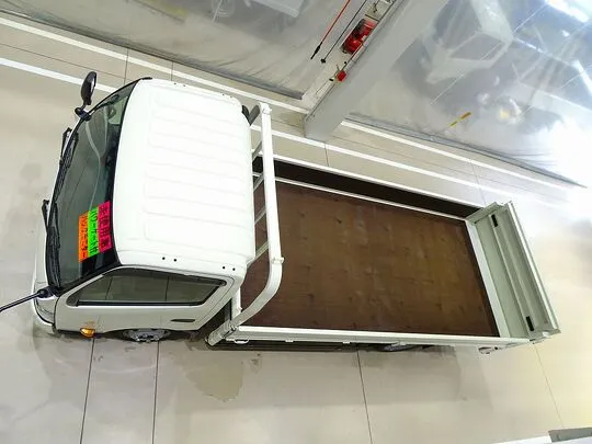 デュトロ 3.5t FJL ワイドロング 2段折れ式垂直P/G付 未使用車