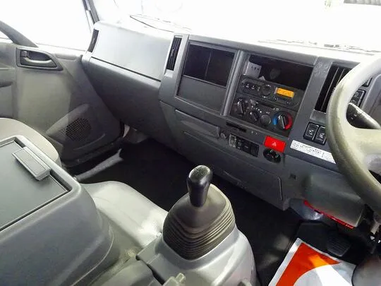 【年次点検済】エルフ 3.5t 高床 ワイドロング タダノ4段セルフクレーン付