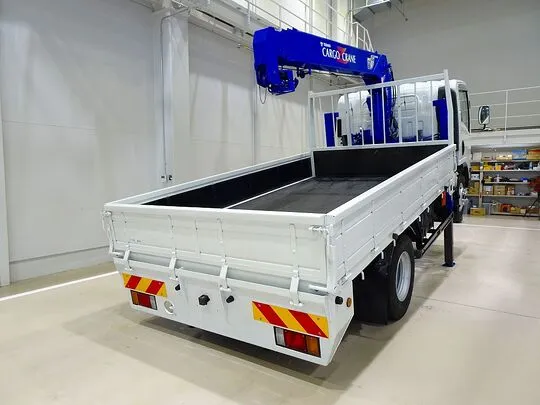 【年次点検済】エルフ 3.5t 高床 ワイドロング タダノ4段セルフクレーン付