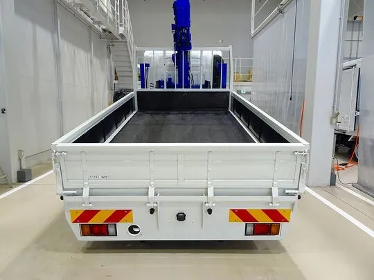 【年次点検済】エルフ 3.5t 高床 ワイドロング タダノ4段セルフクレーン付