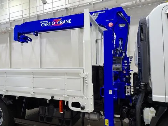 【年次点検済】エルフ 3.5t 高床 ワイドロング タダノ4段セルフクレーン付