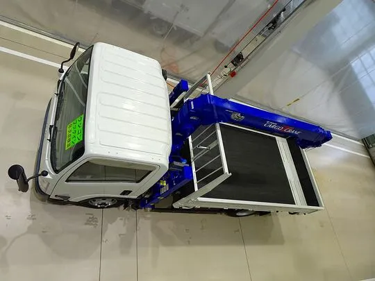 【年次点検済】エルフ 3.5t 高床 ワイドロング タダノ4段セルフクレーン付