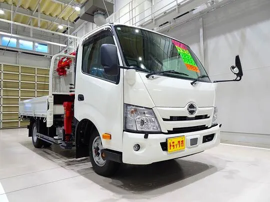 デュトロ 3t 4WD 高床 ワイドロング ユニック4段クレーン付 未使用車
