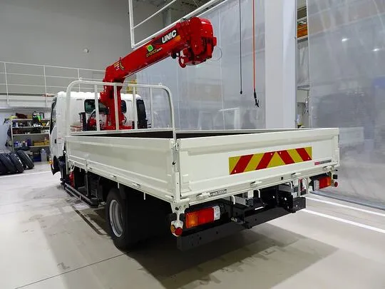 デュトロ 3t 4WD 高床 ワイドロング ユニック4段クレーン付 未使用車