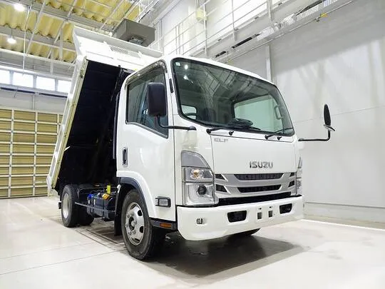 エルフ 3.65t 高床 ワイドセミロング セーフティローダーダンプ