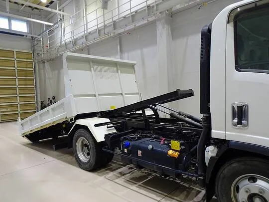 エルフ 3.65t 高床 ワイドセミロング セーフティローダーダンプ