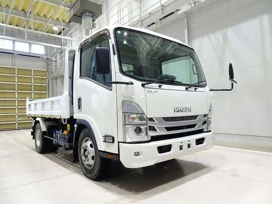 エルフ 3.65t 高床 ワイドセミロング セーフティローダーダンプ