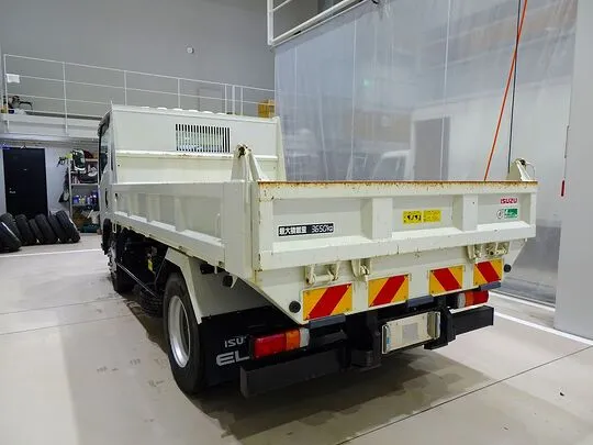 エルフ 3.65t 高床 ワイドセミロング セーフティローダーダンプ