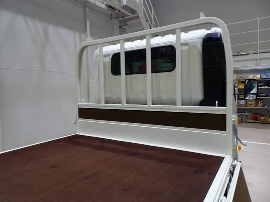 デュトロ 3.5t FJL ワイド超ロング 2段折れ式垂直P/G付 未使用車