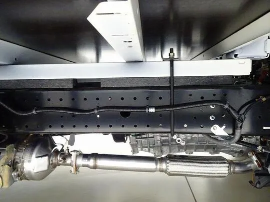 デュトロ 3.5t FJL ワイド超ロング 2段折れ式垂直P/G付 未使用車