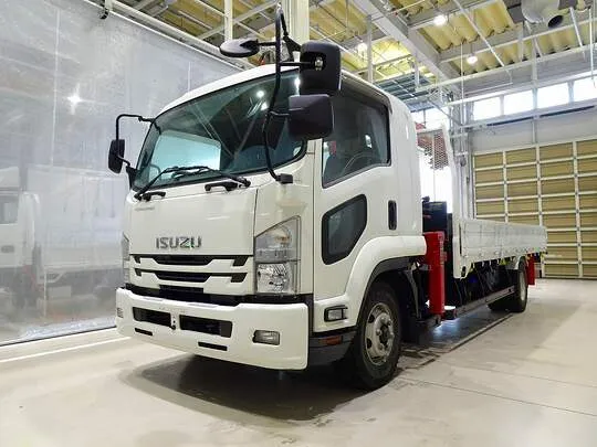 フォワード 2.4t 標準ベッド付 ユニック4段クレーン付 210ps