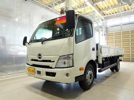 デュトロ 4.65t 高床 ワイド超ロング 平ボデー 未使用車