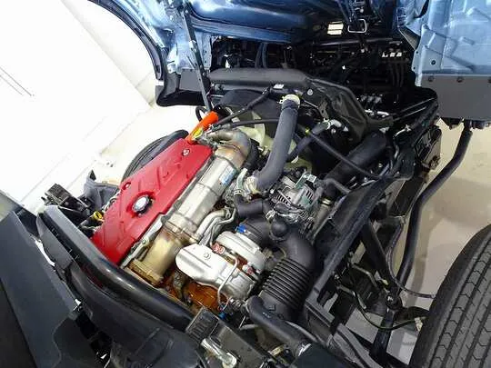 デュトロ 4.65t 高床 ワイド超ロング 平ボデー 未使用車