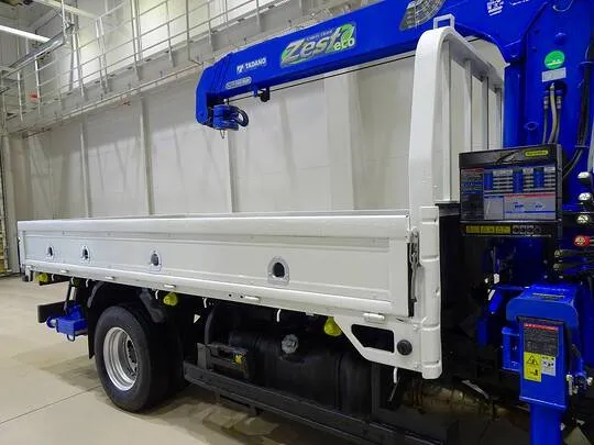 【年次点検済】エルフ 3t 高床 標準ロング タダノ4段クレーン付