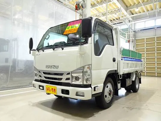 エルフ 2t 4WD FFL 強化ダンプ 未使用車