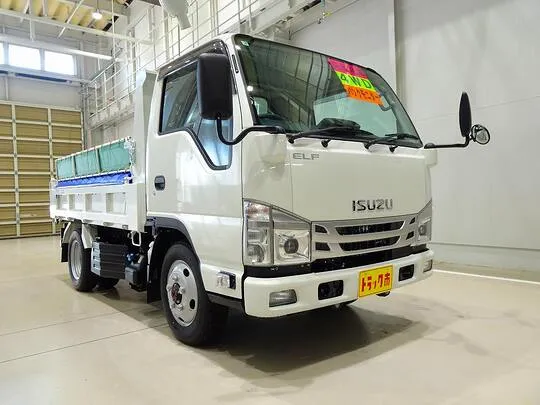 エルフ 2t 4WD FFL 強化ダンプ 未使用車