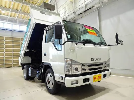 エルフ 2t 4WD FFL 強化ダンプ 未使用車